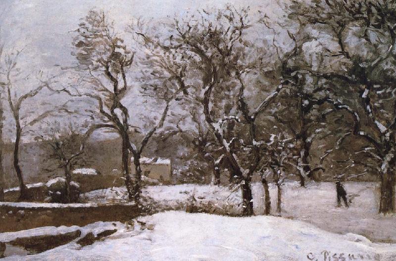 Camille Pissarro Belphegor Xi'an Snow china oil painting image